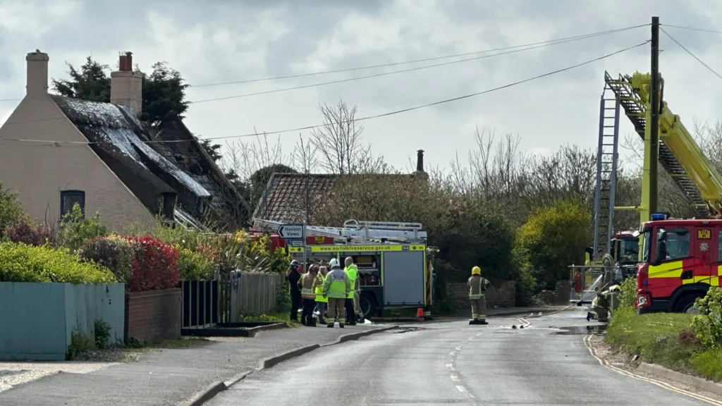 Two people seriously injured in house fire